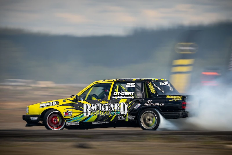 Kymiringillä nähdään viikonloppuna ensimmäistä kertaa drifting-ajoa. (Kuva: Tenho Photography)