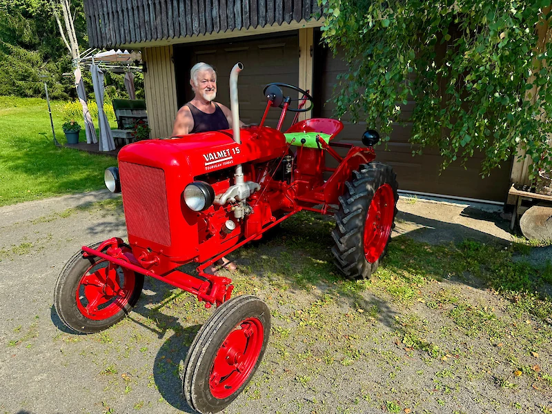 Heikki Juurela voi tuoda Valmet 15 nähtäville joihinkin tilaisuuksiin.