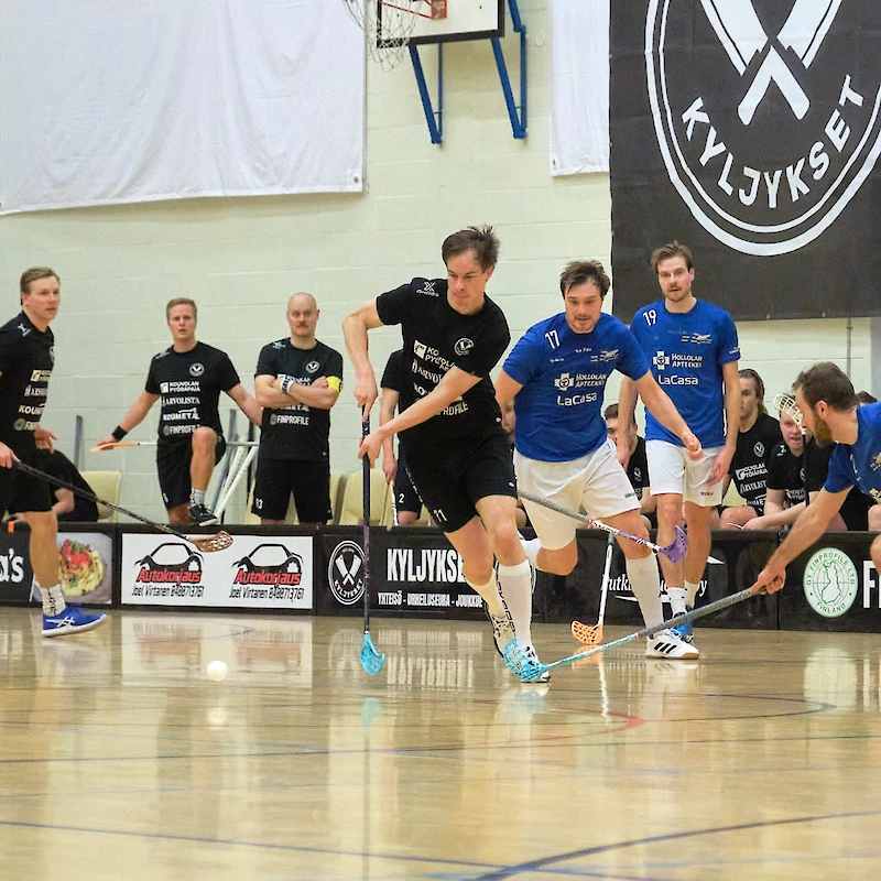 Atte Sorvo oli kotijoukkueen hahmoja SB Heinola ottelussa. (Kuva: Janne Virtanen)