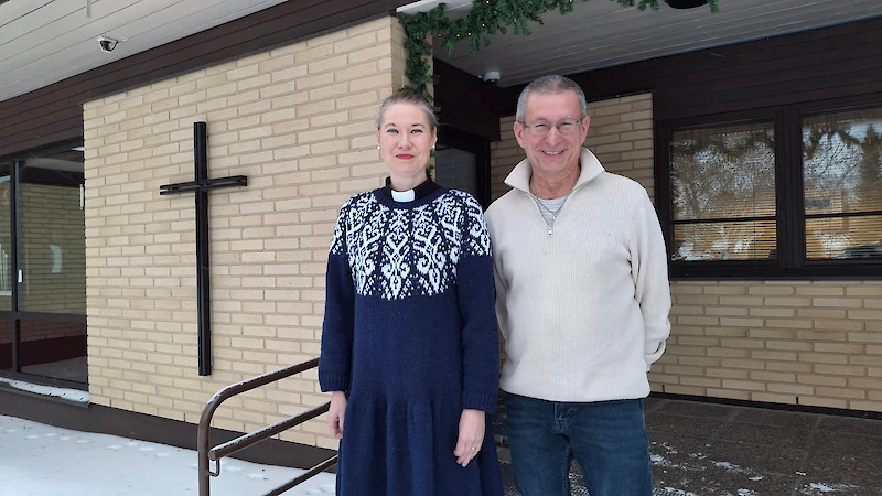Henna Huppunen ja Harri Nuutinen ovat työskennelleet Iitin seurakunnassa aiemminkin.