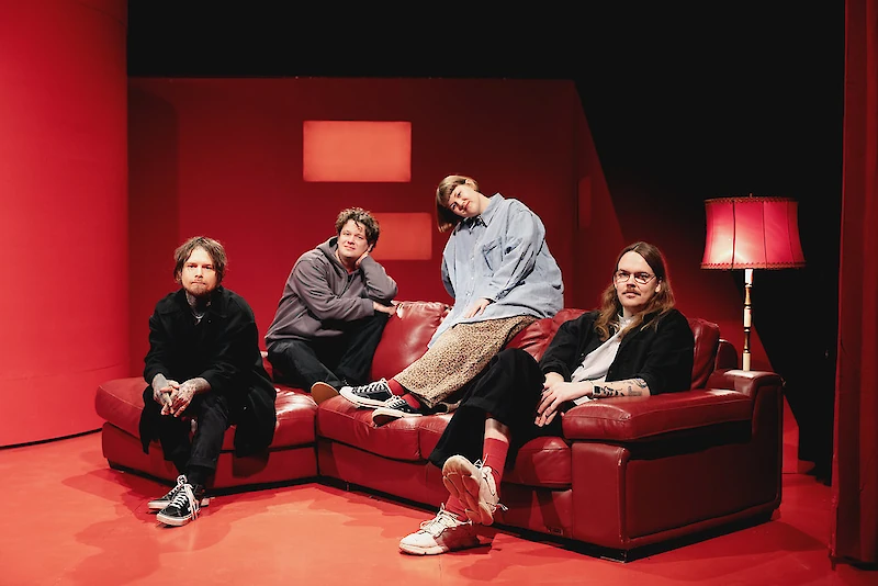 Nelly-työryhmä: Janne Louhelainen, Ola Blick, Suvi Blick ja Antti Haiko. (Kuva: Noora Vilamaa)