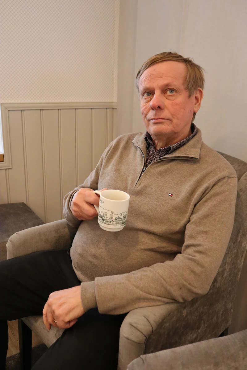 Veli Hyyryläisen aamukahviaika on yhdeksän kieppeillä.