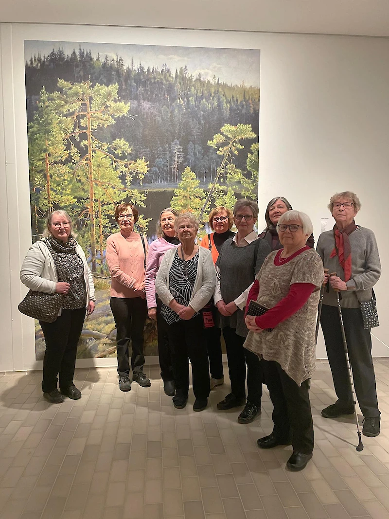 Retkellä Poikilo-museossa. (Kuvat: Mervi Kuvaja)