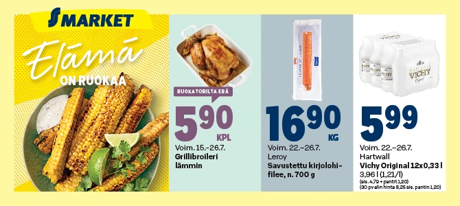 S-market 22.-26.7.