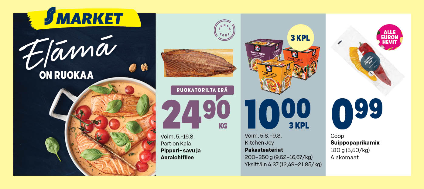 S-market 5.-9.8.