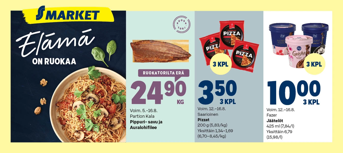S-market 12.-16.8.