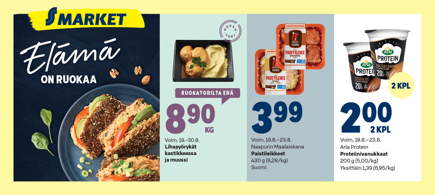S-market 19.-23.8.