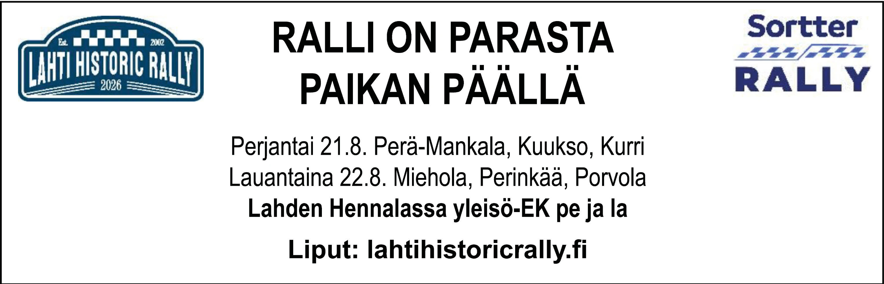 Historic rally