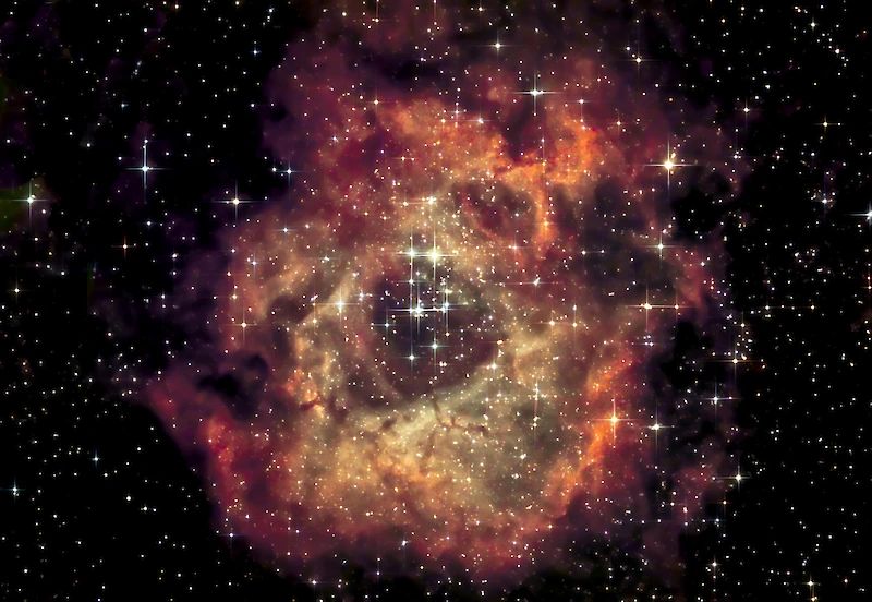 Ruususumu eli Rosette Nebula. (Kuva: Ari Ollikainen.)