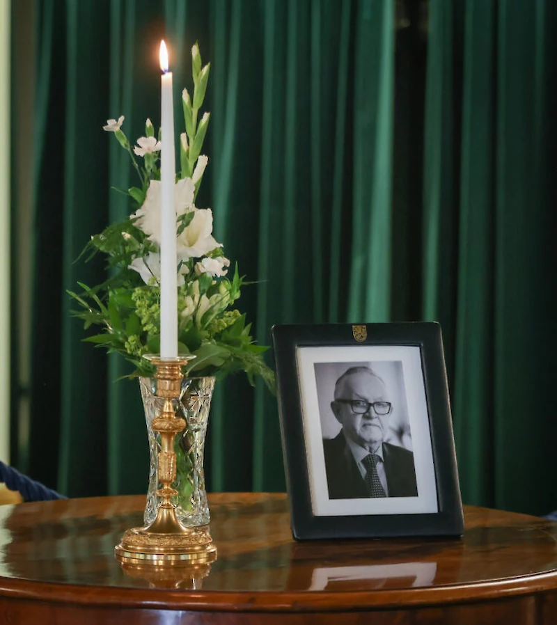 Presidentti Martti Ahtisaari 1937-2023. (Kuva: Matti Porre / Tasavallan presidentin kanslia.)